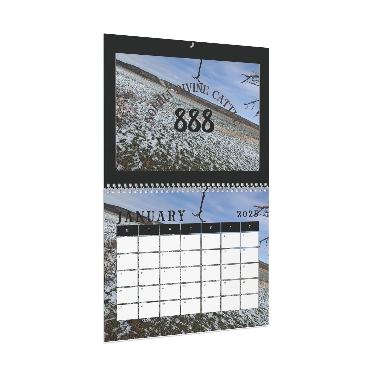 2025 Sophia Divine Cattle Wall Calendar